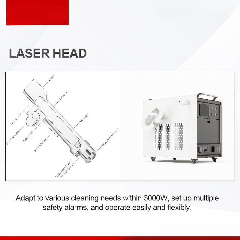 Limpiador Láser Industrial Por - Laser Cleaning Machine 2000W reseña y precio