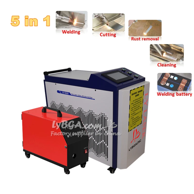 Máquina de limpieza láser 5 en - Laser Welding Machine 1500W Handheld reseña y precio