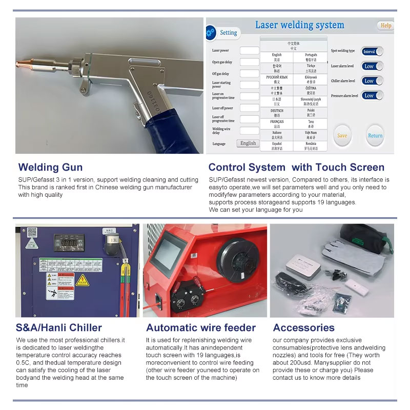 Máquina de Soldadura Láser de  - Air Cooled Laser Welding Machine 1500W reseña y precio